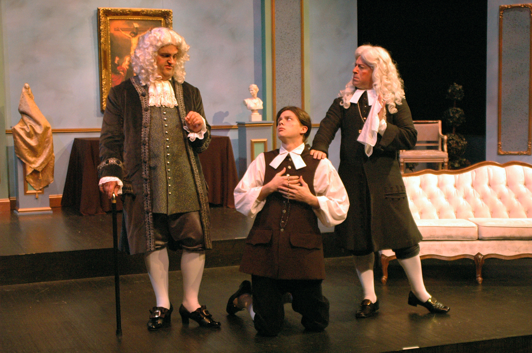 Cleante, Laurent, and Tartuffe